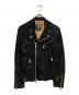 Cinquanta（チンクワンタ）の古着「ライダースジャケット」｜ブラック