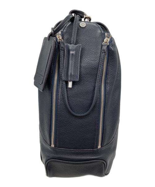 PELLE MORBIDA（ペッレモルビダ）PELLE MORBIDA (ペッレモルビダ) 縦型ショルダーバッグ ネイビーの古着・服飾アイテム