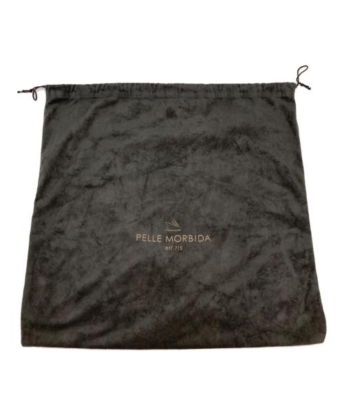 PELLE MORBIDA（ペッレモルビダ）PELLE MORBIDA (ペッレモルビダ) 縦型ショルダーバッグ ネイビーの古着・服飾アイテム