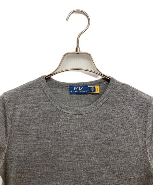 POLO RALPH LAUREN（ポロ・ラルフローレン）POLO RALPH LAUREN (ポロ・ラルフローレン) 半袖ワンピース グレー サイズ:Sの古着・服飾アイテム