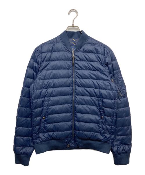 POLO RALPH LAUREN（ポロ・ラルフローレン）POLO RALPH LAUREN (ポロ・ラルフローレン) MA-1型ダウンジャケット ネイビー サイズ:Sの古着・服飾アイテム