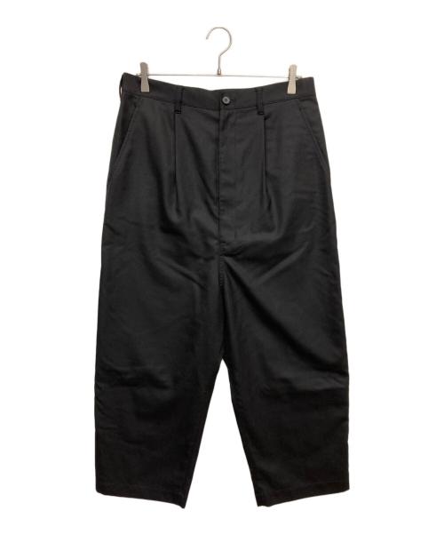 COMME des GARCONS HOMME（コムデギャルソン オム）COMME des GARCONS HOMME (コムデギャルソン オム) ウールギャバ パンツ ブラック サイズ:Ｓの古着・服飾アイテム