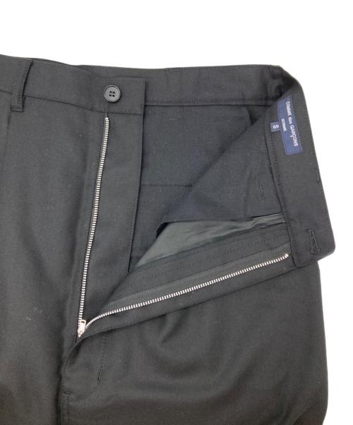 COMME des GARCONS HOMME（コムデギャルソン オム）COMME des GARCONS HOMME (コムデギャルソン オム) ウールギャバ パンツ ブラック サイズ:Ｓの古着・服飾アイテム