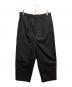 COMME des GARCONS HOMME（コムデギャルソン オム）の古着「ウールギャバ パンツ」｜ブラック