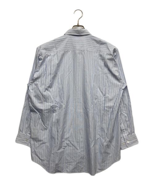 COMME des GARCONS HOMME DEUX（コムデギャルソン オム ドゥ）COMME des GARCONS HOMME DEUX (コムデギャルソン オム ドゥ) ストライプシャツ ブルー サイズ:Lの古着・服飾アイテム