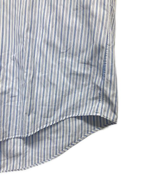 COMME des GARCONS HOMME DEUX（コムデギャルソン オム ドゥ）COMME des GARCONS HOMME DEUX (コムデギャルソン オム ドゥ) ストライプシャツ ブルー サイズ:Lの古着・服飾アイテム