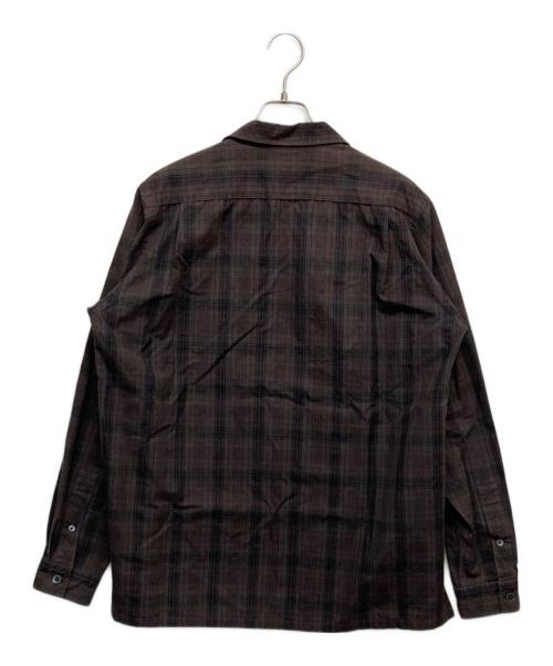 riprap（リップラップ）riprap (リップラップ) SEMI OPEN COLLAR SHIRTS ブラウン サイズ:不明の古着・服飾アイテム