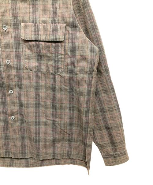 riprap（リップラップ）riprap (リップラップ) SEMI OPEN COLLAR SHIRTS ブラウン サイズ:不明の古着・服飾アイテム