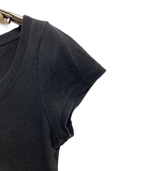 BURBERRY BLUE LABEL（バーバリー ブルー レーベル）BURBERRY BLUE LABEL (バーバリー ブルー レーベル) ストーンロゴTシャツ ブラック サイズ:38の古着・服飾アイテム