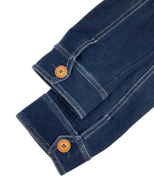 CIRCOLO 1901（チルコロ1901）Circolo 1901 (チルコロ1901) G-タイプ ジャージー ブルゾン インディゴ サイズ:8の古着・服飾アイテム