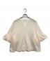 TIARA (ティアラ) フリルトリミングチュールブラウス ベージュ サイズ:無し：5000円