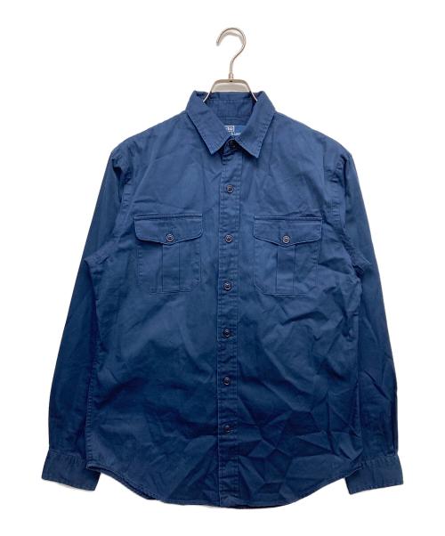 POLO RALPH LAUREN（ポロ・ラルフローレン）POLO RALPH LAUREN (ポロ・ラルフローレン) ワークシャツ ネイビー サイズ:Mの古着・服飾アイテム