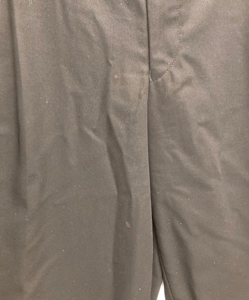 Graphpaper（グラフペーパー）Graphpaper (グラフペーパー) Wooly Cotton Twill Wide Tapered Slacks ブラック サイズ:3の古着・服飾アイテム