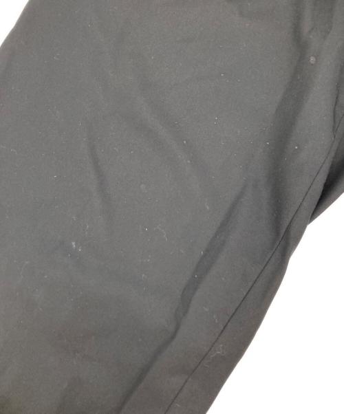 Graphpaper（グラフペーパー）Graphpaper (グラフペーパー) Wooly Cotton Twill Wide Tapered Slacks ブラック サイズ:3の古着・服飾アイテム
