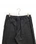 中古・古着 Graphpaper (グラフペーパー) Wooly Cotton Twill Wide Tapered Slacks ブラック サイズ:3：17000円