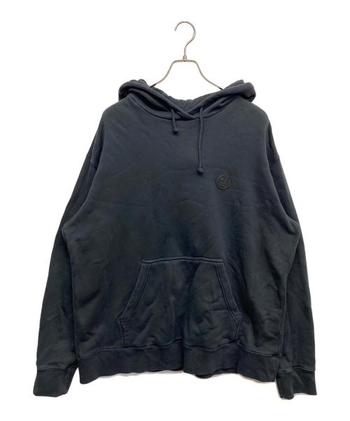 NUDIE JEANS（ヌーディー・ジーンズ）NUDIE JEANS (ヌーディー・ジーンズ) プルオーバーパーカー ブラック サイズ:XLの古着・服飾アイテム