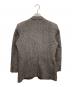KEN THREY (オンワード) Harris Tweed (ハリスツイード) ヘリンボーンテーラードジャケット グレー サイズ:92：6000円