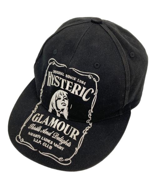 Hysteric Glamour（ヒステリックグラマー）Hysteric Glamour (ヒステリックグラマー) キャップ ブラック サイズ:FREEの古着・服飾アイテム