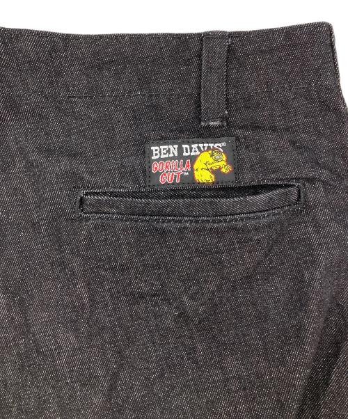 BEN DAVIS（ベンデイビス）BEN DAVIS (ベンデイビス) ゴリラカットデニムパンツ ブラック サイズ:38の古着・服飾アイテム