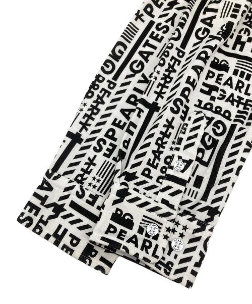 PEARLY GATES（パーリーゲイツ）PEARLY GATES (パーリーゲイツ) ゴルフウェア(トップス) ブラックの古着・服飾アイテム