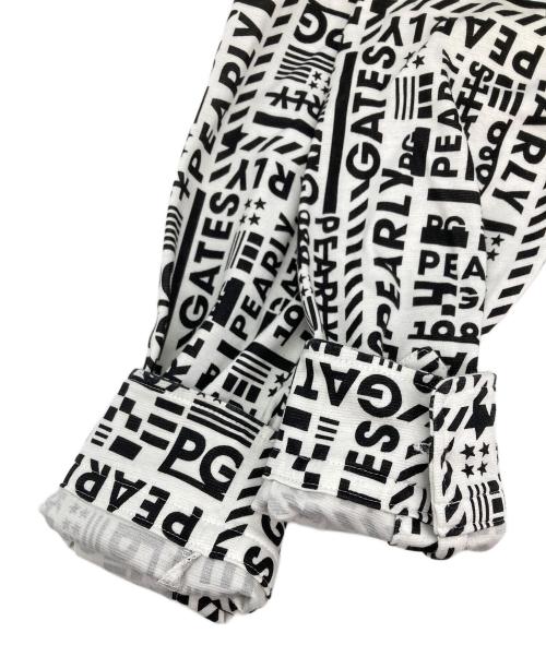 PEARLY GATES（パーリーゲイツ）PEARLY GATES (パーリーゲイツ) ゴルフウェア(トップス) ブラックの古着・服飾アイテム