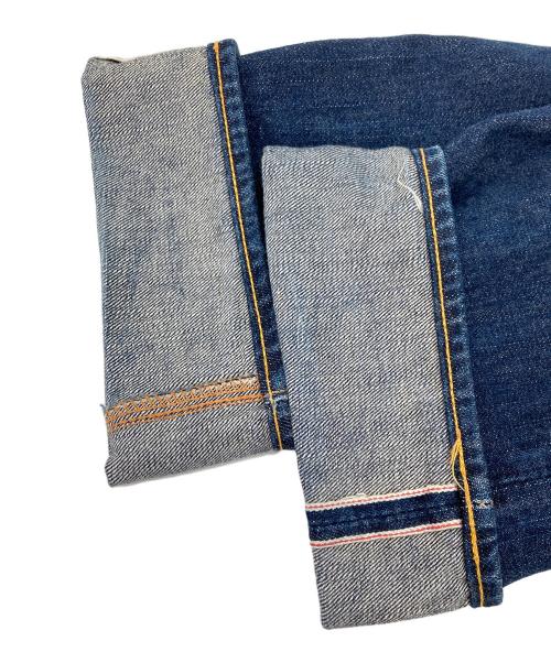 EVISU（エヴィス）EVISU (エヴィス) 2001 2色カモメペイントデニムパンツ インディゴ サイズ:W28の古着・服飾アイテム