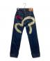 EVISU (エヴィス) 2001 2色カモメペイントデニムパンツ インディゴ サイズ:W28：18000円