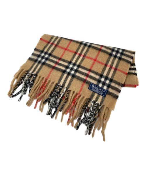 BURBERRY（バーバリー）BURBERRY (バーバリー) カシミヤマフラー ブラウンの古着・服飾アイテム