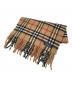 BURBERRY（バーバリー）の古着「カシミヤマフラー」｜ブラウン