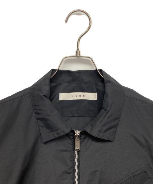 MUZE（ミューズ）MUZE (ミューズ) 切替ジャケット ブラック サイズ:2の古着・服飾アイテム
