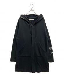 MUZE（ミューズ）の古着「スウェットロングコート」｜ブラック