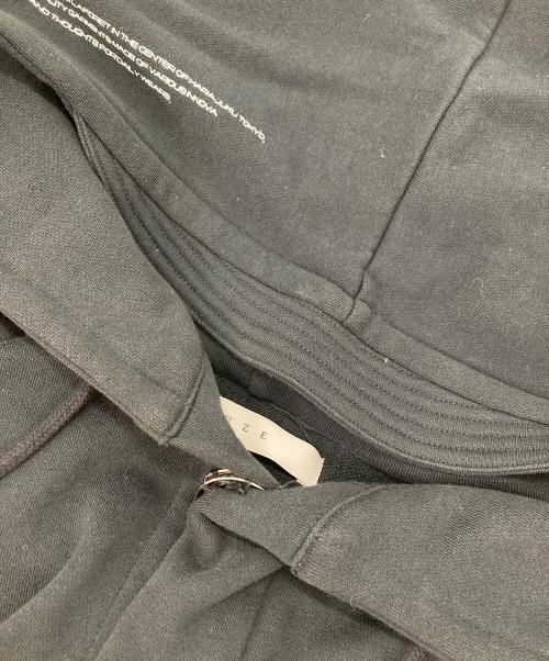 MUZE（ミューズ）MUZE (ミューズ) スウェットロングコート ブラック サイズ:無しの古着・服飾アイテム