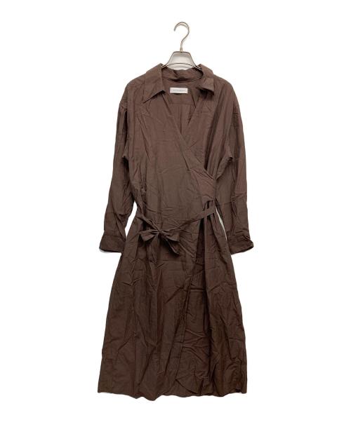 SAYAKA DAVIS（サヤカ デイヴィス）SAYAKA DAVIS (サヤカ デイヴィス) ガウンワンピース ブラウン サイズ:2の古着・服飾アイテム