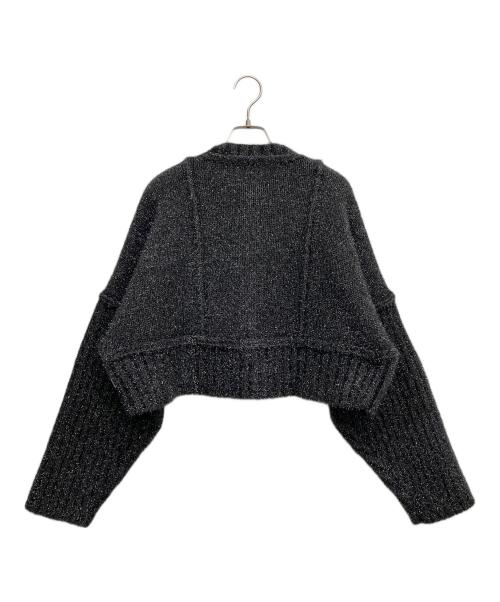 little sunny bite（リトルサニーバイト）Little sunny bite (リトルサニーバイト) ラメニット ブラック サイズ:Sの古着・服飾アイテム