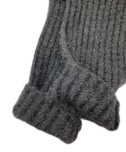 little sunny bite（リトルサニーバイト）Little sunny bite (リトルサニーバイト) ラメニット ブラック サイズ:Sの古着・服飾アイテム