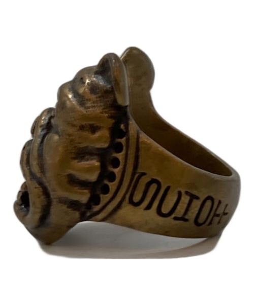 Schott（ショット）Schott (ショット) ブルドッグリング ゴールド サイズ:約20号の古着・服飾アイテム