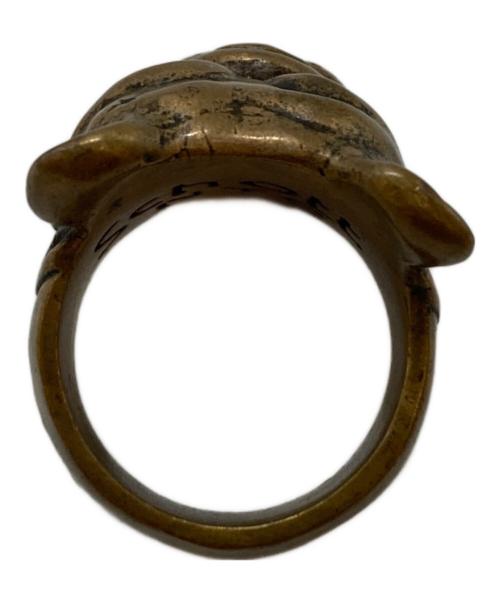 Schott（ショット）Schott (ショット) ブルドッグリング ゴールド サイズ:約20号の古着・服飾アイテム