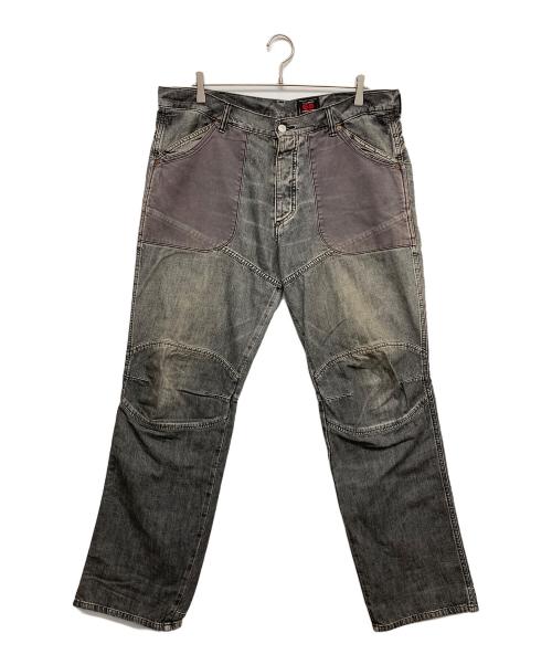 68&BROTHERS（68&ブラザーズ）68&BROTHERS (68&ブラザーズ) デザインデニムパンツ ブラック サイズ:38の古着・服飾アイテム