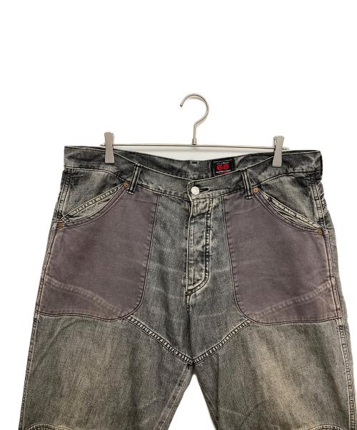 68&BROTHERS（68&ブラザーズ）68&BROTHERS (68&ブラザーズ) デザインデニムパンツ ブラック サイズ:38の古着・服飾アイテム