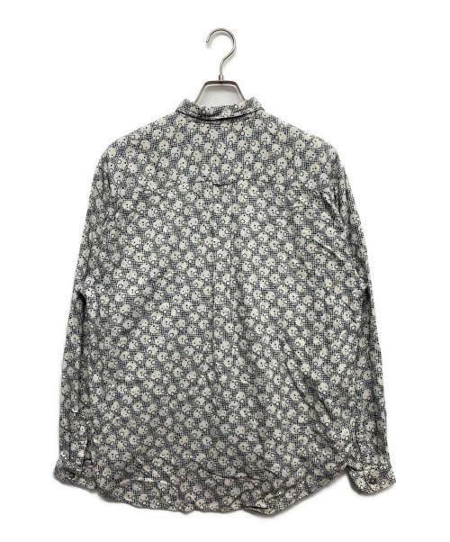 EMPORIO ARMANI（エンポリオアルマーニ）EMPORIO ARMANI (エンポリオアルマーニ) 90ｓ 総柄ボタンダウンシャツ ホワイト サイズ:Lの古着・服飾アイテム