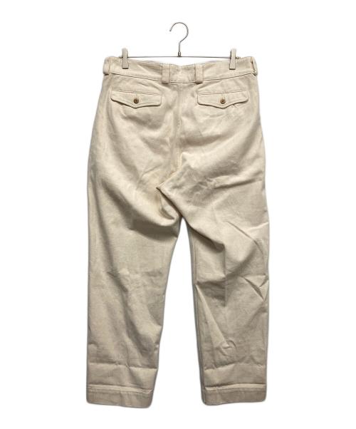 waiper（ワイパー）waiper (ワイパー) 復刻 フランス軍 M-52 2タック チノトラウザーパンツ ホワイト サイズ:35の古着・服飾アイテム