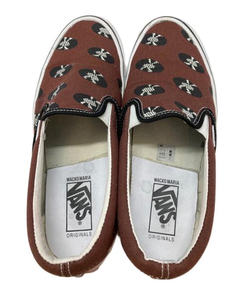 VANS（ヴァンズ）VANS (バンズ) WACKO MARIA (ワコマリア) Og Classic Slip-On 'Brown Records' ブラウン サイズ:US9/UK8/EUR42の古着・服飾アイテム