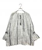 23区×LIBECOニジュウサンク×リベコ）の古着「リネンブラウス」｜ホワイト