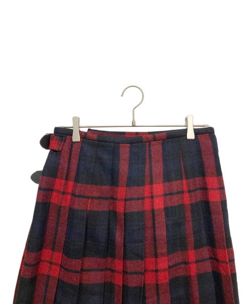 O'NEIL OF DUBLIN（オニールオブダブリン）O'NEIL OF DUBLIN (オニールオブダブリン) Spick and Span (スピックアンドスパン) 別注ウールスカート レッド サイズ:10の古着・服飾アイテム
