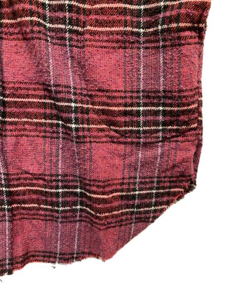 DIESEL（ディーゼル）DIESEL (ディーゼル) ロングスリーブチェックシャツ ピンク サイズ:S 未使用品の古着・服飾アイテム