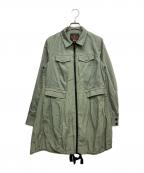 DIESELディーゼル）の古着「ジップアップワンピース」｜グリーン