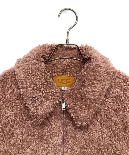 UGG（アグ）UGG (アグ) ボアジャケット ピンク サイズ:Sの古着・服飾アイテム