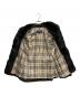 中古・古着 BURBERRY LONDON (バーバリーロンドン) ラビットファー カバーオール インディゴ サイズ:40：10000円