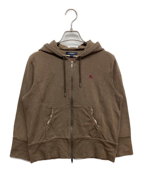BURBERRY LONDON（バーバリーロンドン）BURBERRY LONDON (バーバリーロンドン) ジップパーカー ブラウン サイズ:2の古着・服飾アイテム
