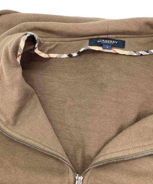 BURBERRY LONDON（バーバリーロンドン）BURBERRY LONDON (バーバリーロンドン) ジップパーカー ブラウン サイズ:2の古着・服飾アイテム